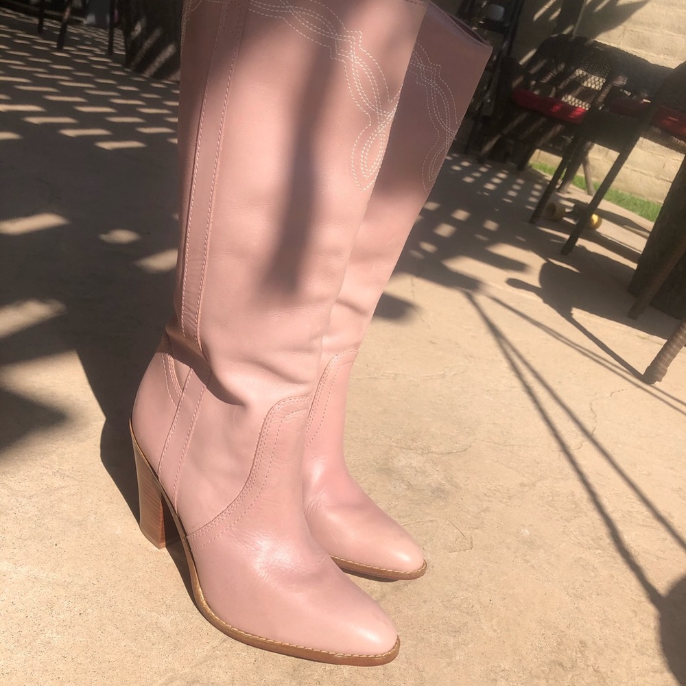 Western BCBG boots leather, 9.5